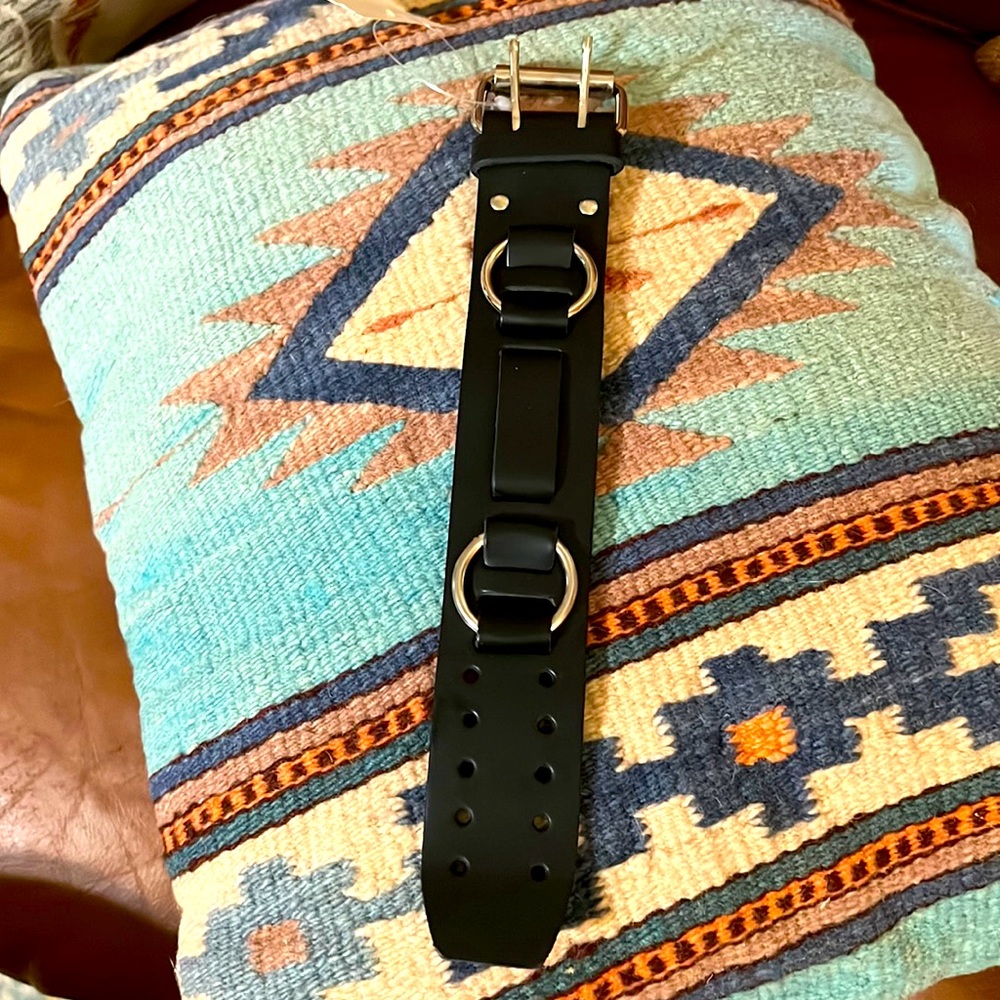 Brand new Black Double Ring Wristband/Watchband
